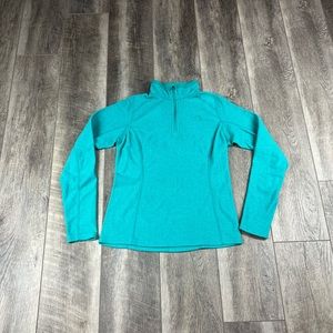North Face Teal Quarter‎ Zip